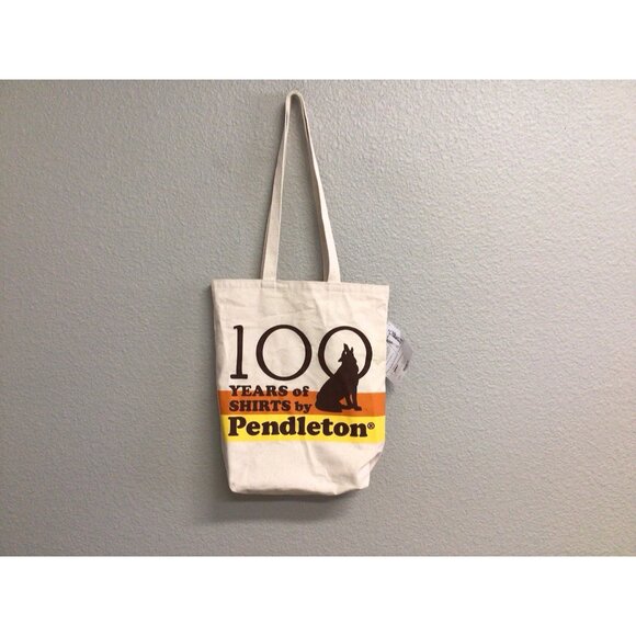 Pendleton Canvas Tote Bag NWT 100 Years Of Shirts - Picture 10 of 10